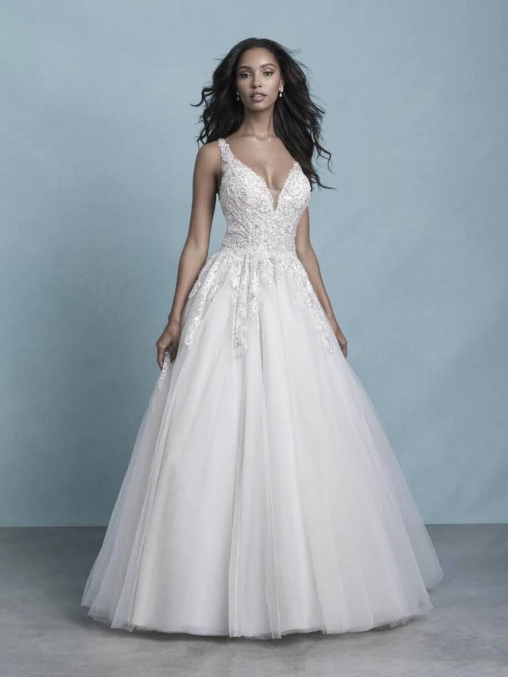 Allure Bridals 9775 Wedding Dress Size 26 Ivory/Champagne/Nude/Silver Ball Gown